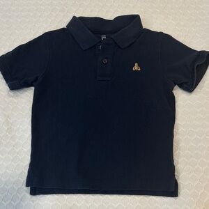 GAP Boys Navy Polo with Gold Embroidered Logo